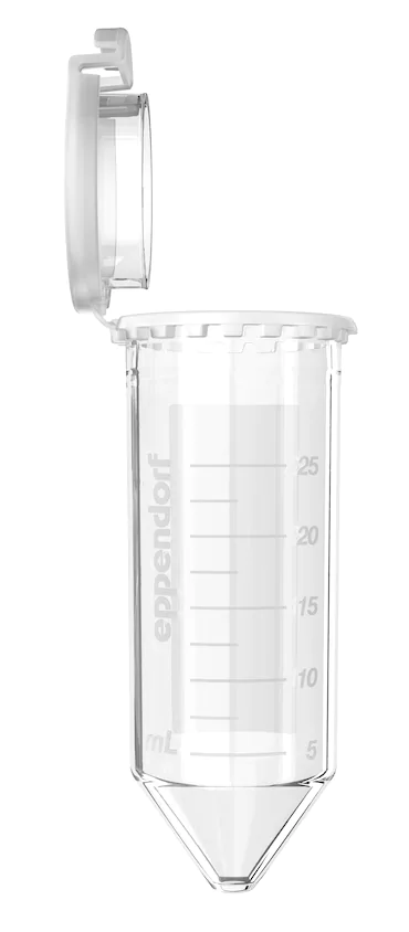 艾本德Eppendorf Conical Tubes 25 mL 帶鎖扣蓋 SnapTec?, 25 mL, 啟動套裝，4  個單離心管架，6  個轉子適配器，轉子孔可容納 50  mL 錐形管, P